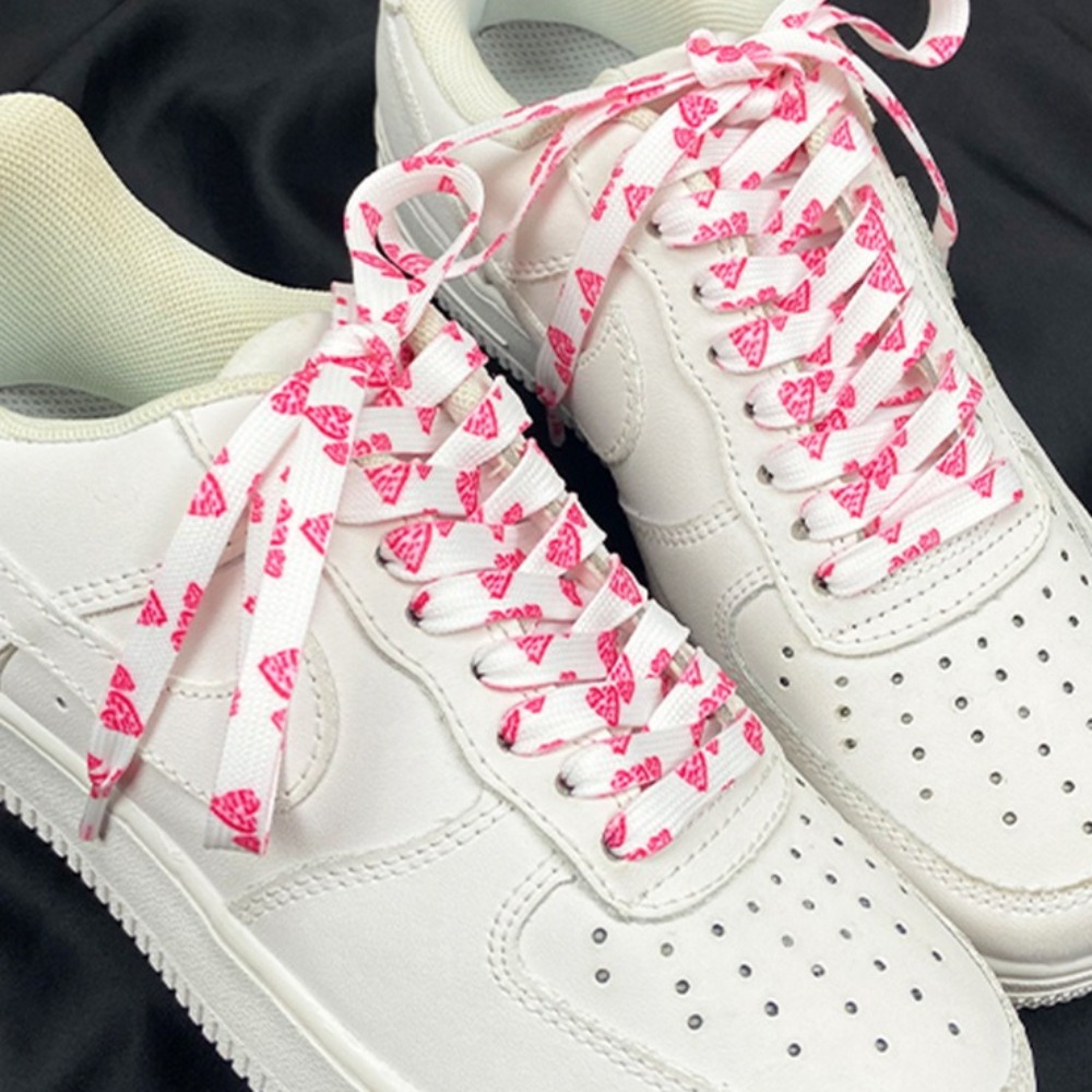 Lace Replacement Flat - เชือกรองเท้าลายดาวและพระจันทร์ ความยาว 120 ซม. สีฟ้าอ่อนและม่วงควันบุหรี่ สำหรับตกแต่งรองเท้าแฟชั่นและรองเท้าผ้าใบทันสมัย
