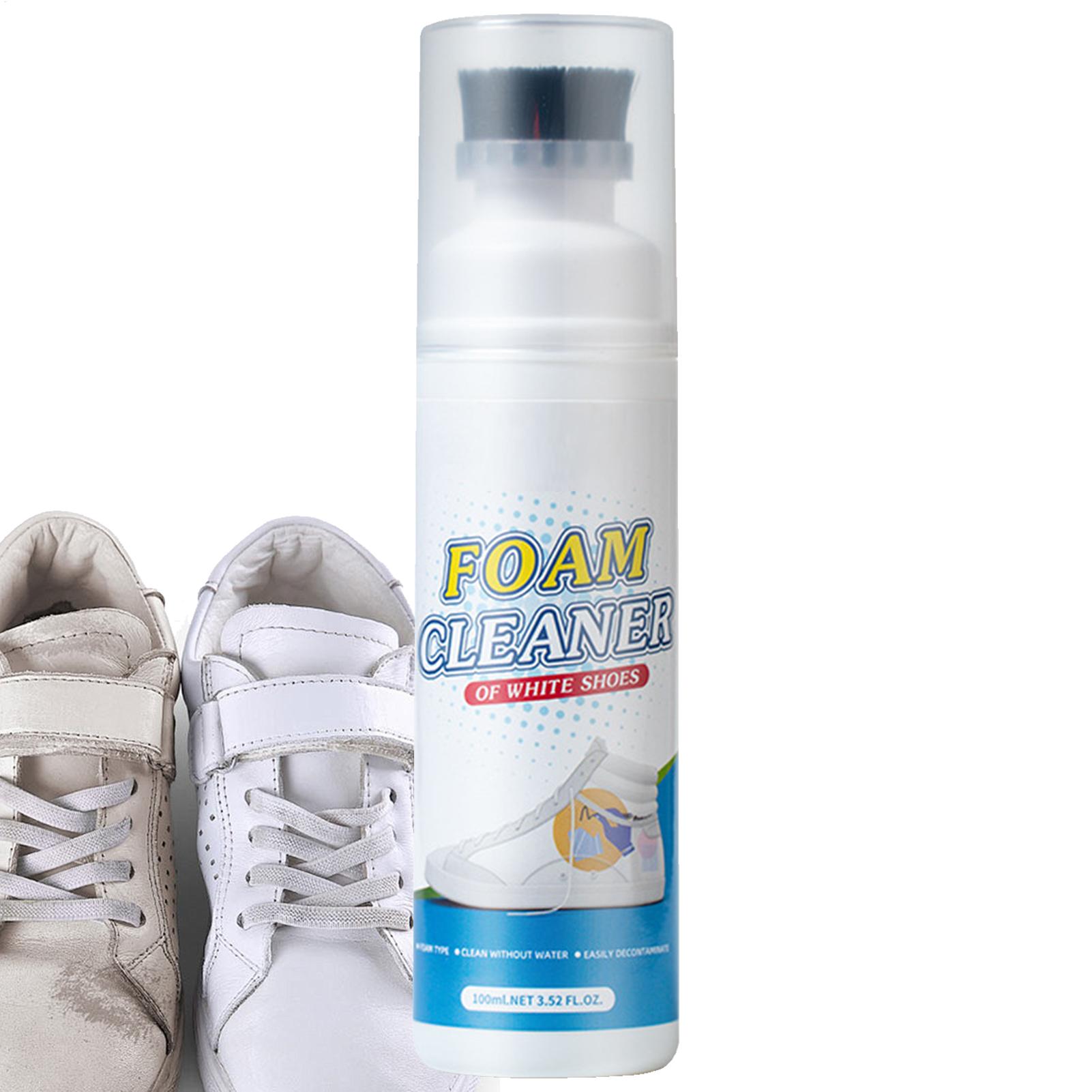 Sneaker Cleaning Kit - น้ำยาทำความสะอาดรองเท้าแบบโฟม 100 มล. สำหรับรองเท้าสีขาว รองเท้าบูท รองเท้าผ้าใบ