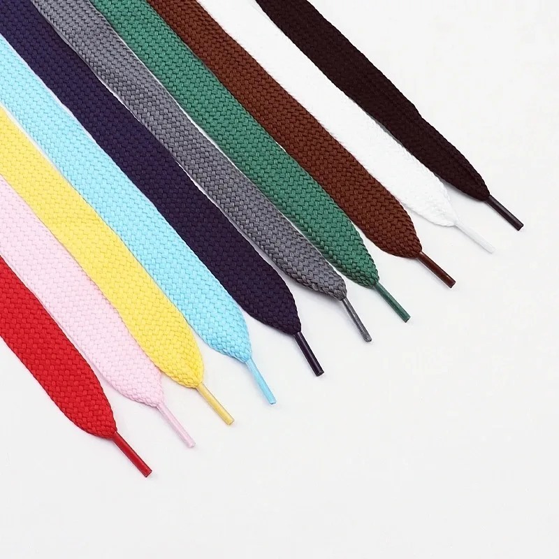 Lace Replacement Flat - เชือกผูกรองเท้าแฟชั่นสีสันสดใส 120 เซนติเมตร เชือกผูกรองเท้าหลากสีสำหรับรองเท้ากีฬาและรองเท้าประจำวัน