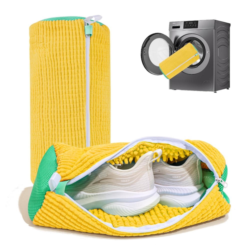 Sneaker Cleaning Kit - ถุงทำความสะอาดรองเท้าแบบใช้ซ้ำได้สำหรับเครื่องซักผ้าและเครื่องอบผ้า ถุงซักผ้าสำหรับรองเท้า ชุดทำความสะอาดคราบสำหรับรองเท้าผ้าใบและรองเท้าเทนนิส