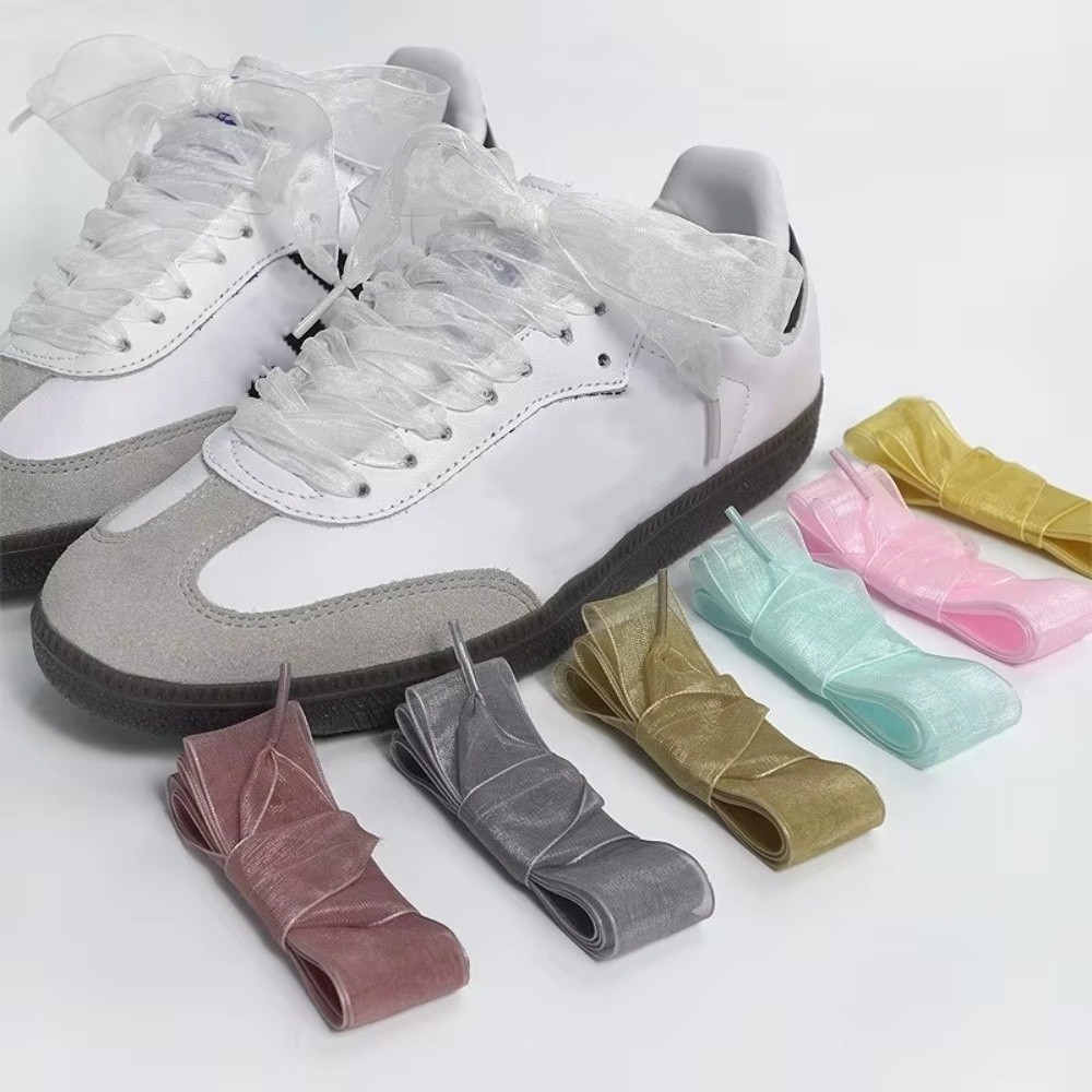 เชือกผูกรองเท้าผ้าชีฟองแบบใหม่ - Lace Replacement Flat บทวิจารณ์และราคา