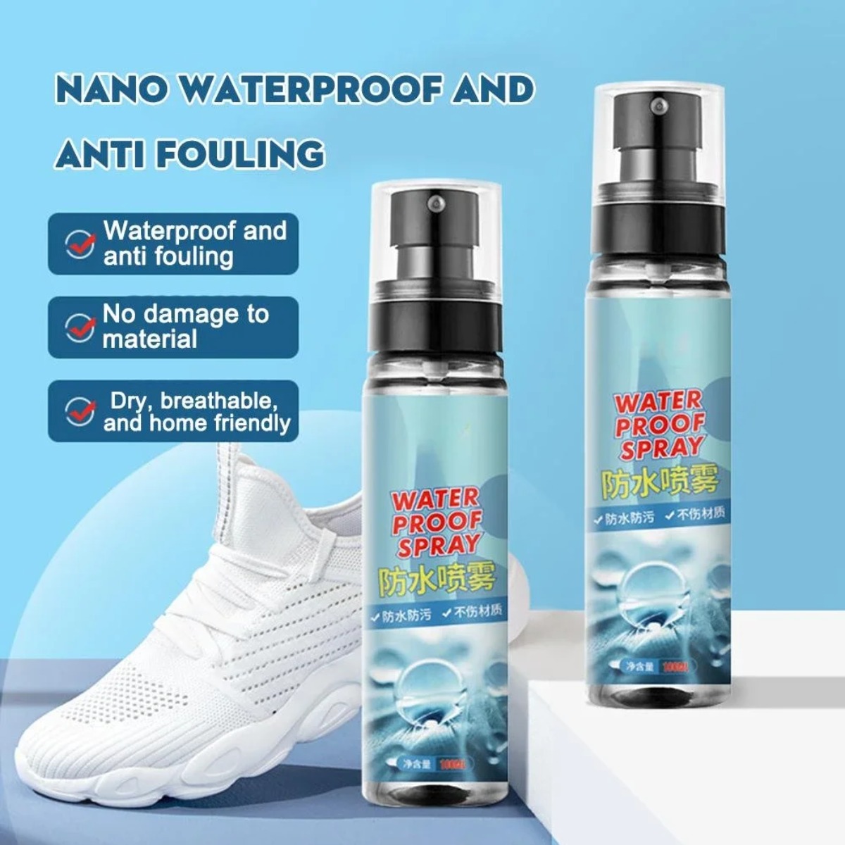 สเปรย์กันน้ำ เหมาะสำหรับรองเท้ - Waterproof Spray Shoe บทวิจารณ์และราคา