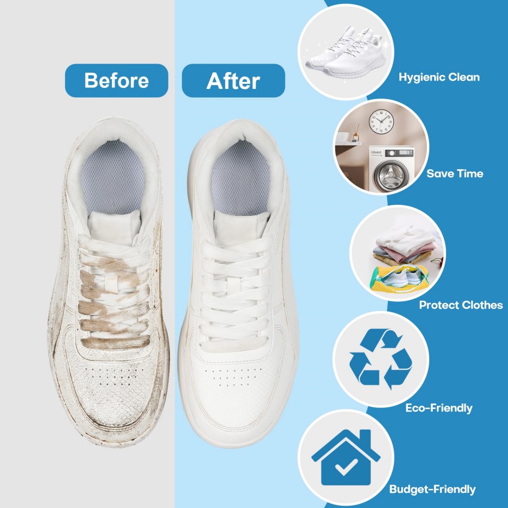 ถุงซักผ้าสำหรับทำความสะอาดรองเ - Sneaker Cleaning Kit บทวิจารณ์และราคา