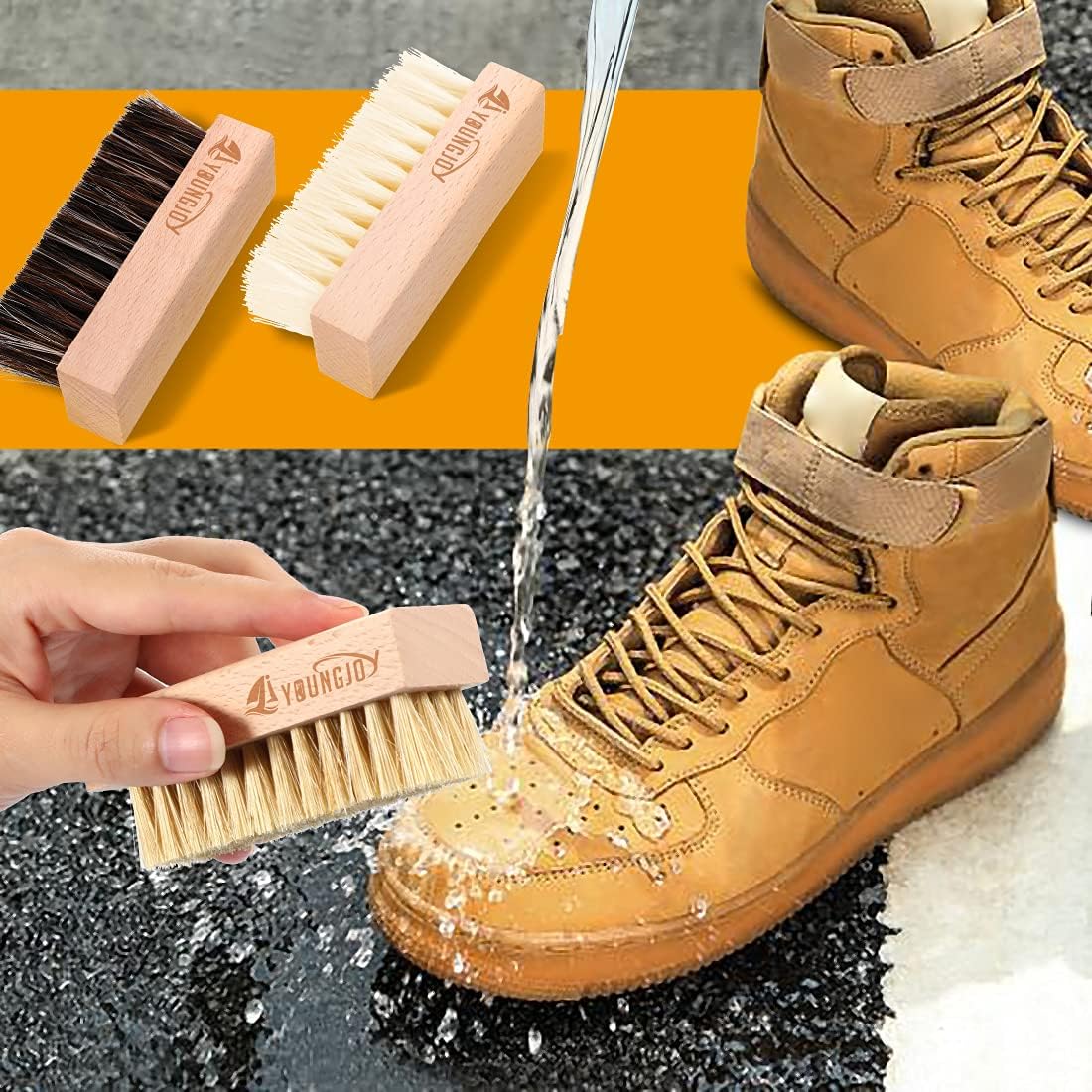 ชุดแปรงทำความสะอาดรองเท้า Youn - Sneaker Cleaning Kit บทวิจารณ์และราคา
