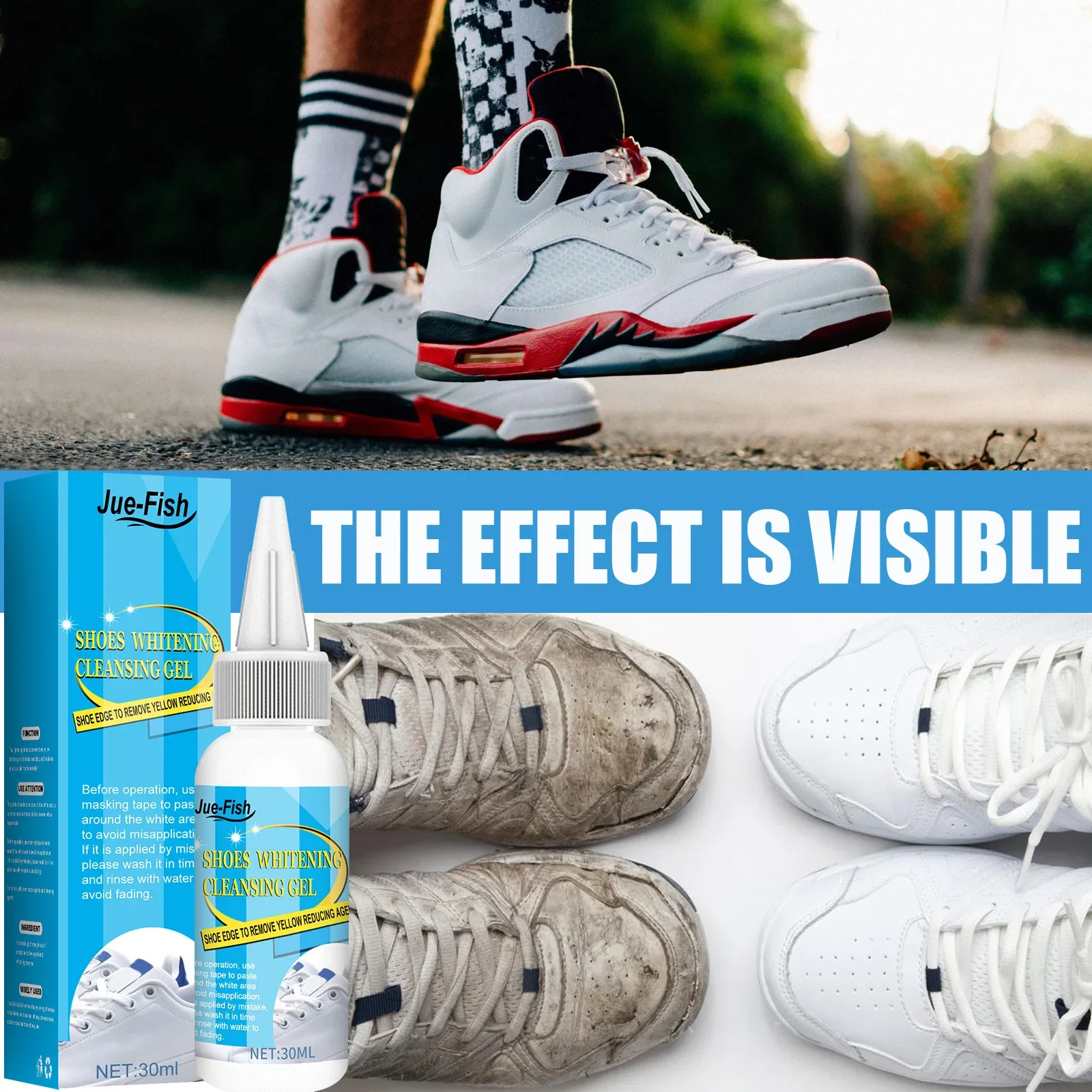 ชุดทำความสะอาดรองเท้าสีขาวน้ำย - Sneaker Cleaning Kit บทวิจารณ์และราคา
