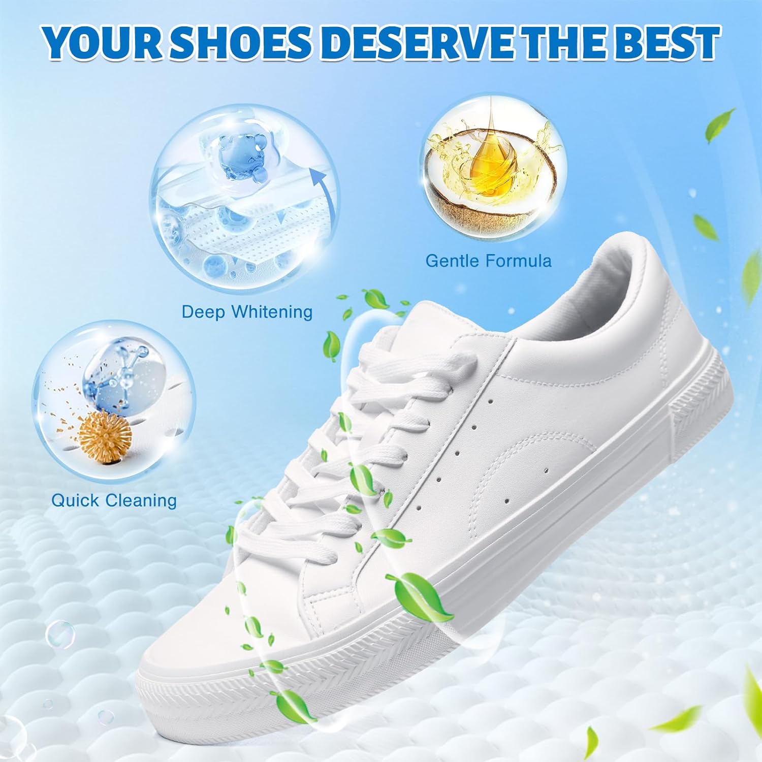 โฟมทำความสะอาดรองเท้าสำหรับขจั - Sneaker Cleaning Kit บทวิจารณ์และราคา