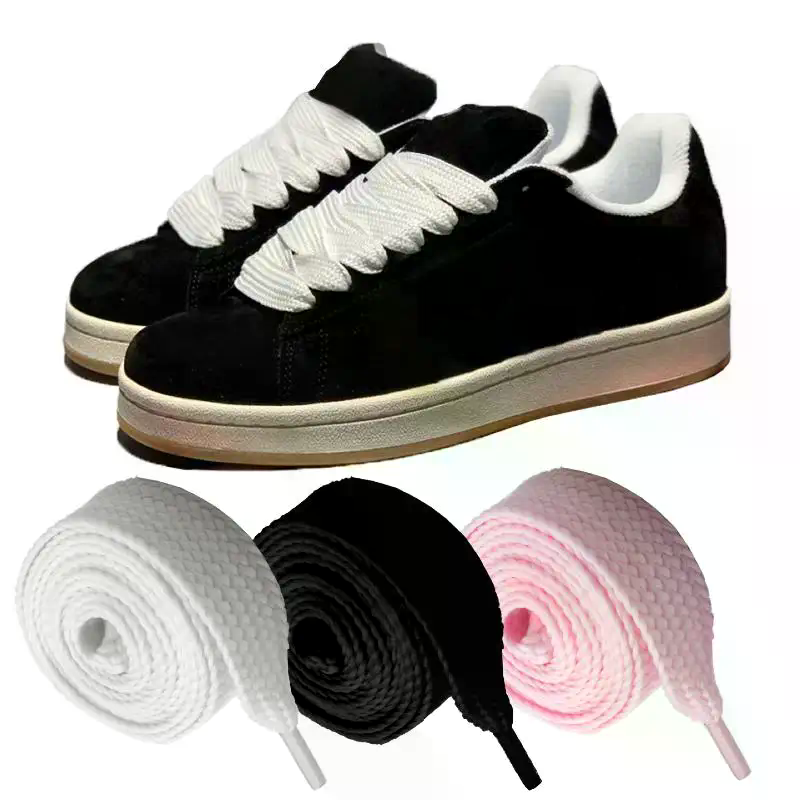 เชือกรองเท้าแบบแบนกว้าง 2 ซม.  - Lace Replacement Flat บทวิจารณ์และราคา