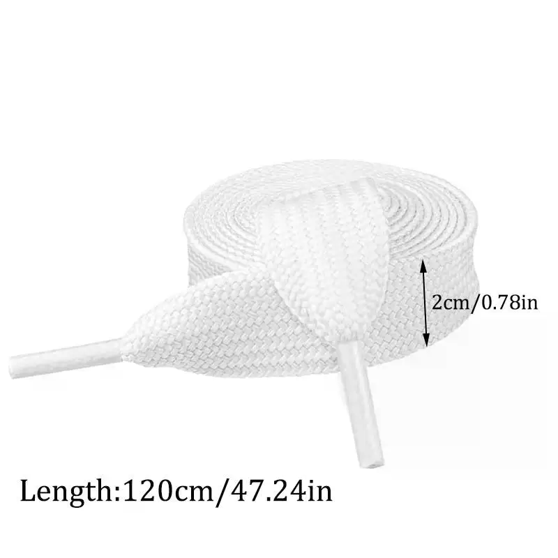 เชือกรองเท้าแบบแบนกว้าง 2 ซม.  - Lace Replacement Flat บทวิจารณ์และราคา