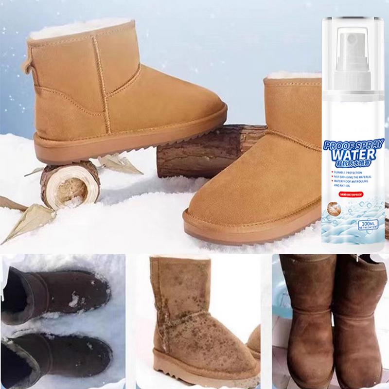 น้ําและคราบรองเท้าป้องกัน 100  - Waterproof Spray Shoe บทวิจารณ์และราคา